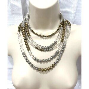 Macy's women's Multi-layered bead necklace